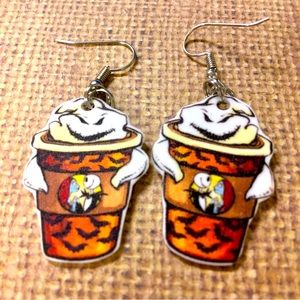 Halloween Oogie Dangle Hook Earrings